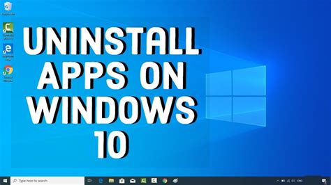 uninstall apps from pc safely